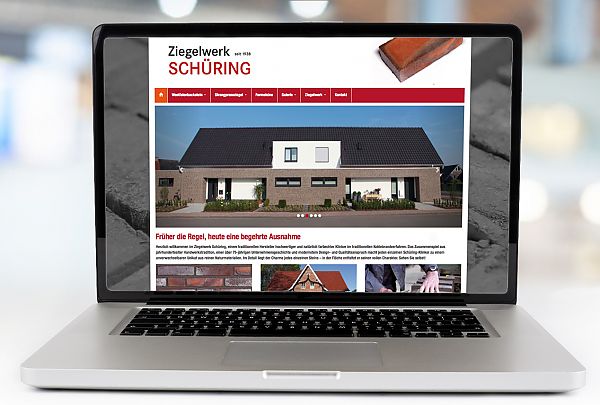 Ziegelwerk Schüring - Internetseite