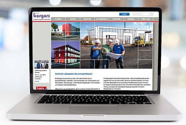 Borgers - Internetseite