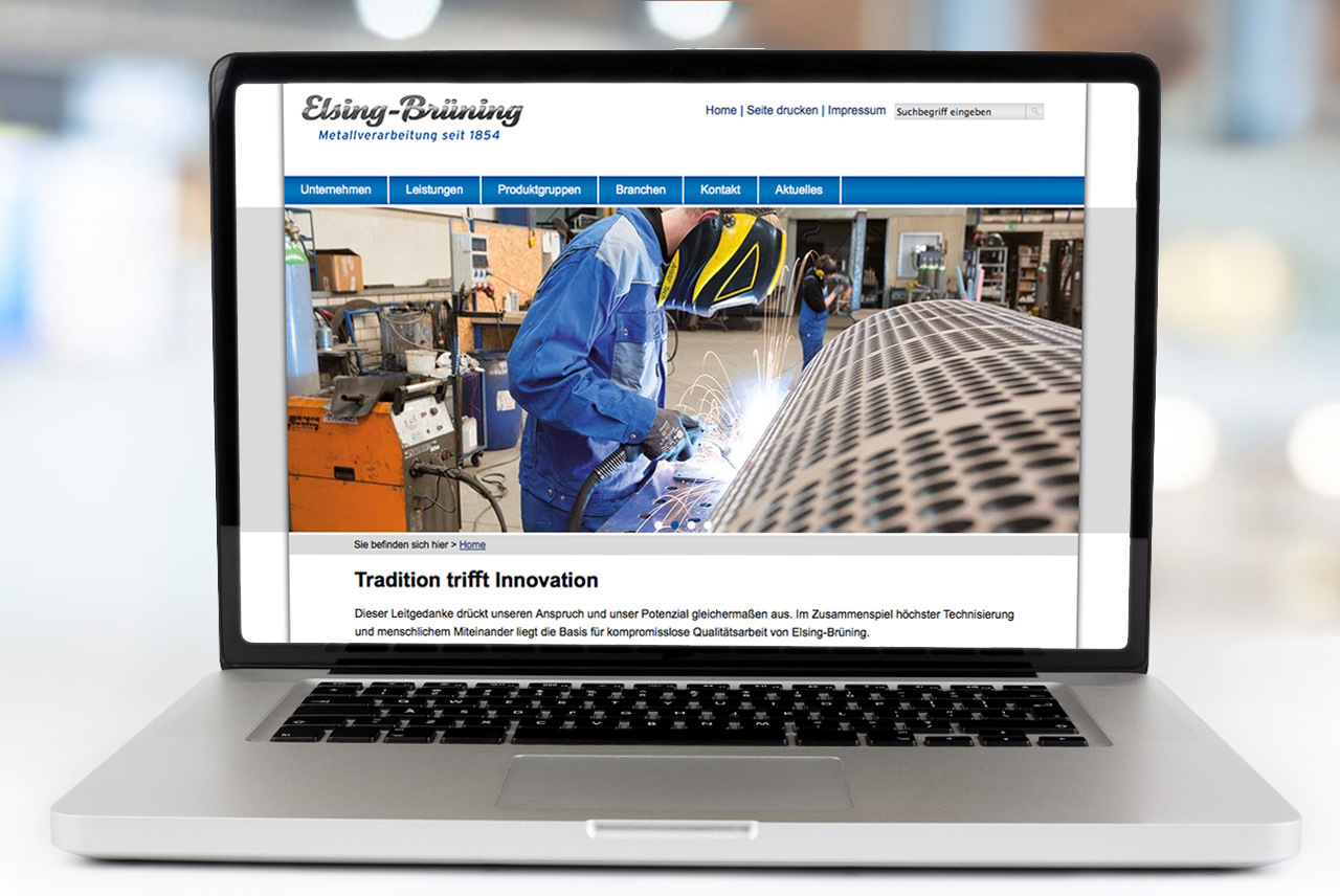 Elsing Brüning - Internetseite