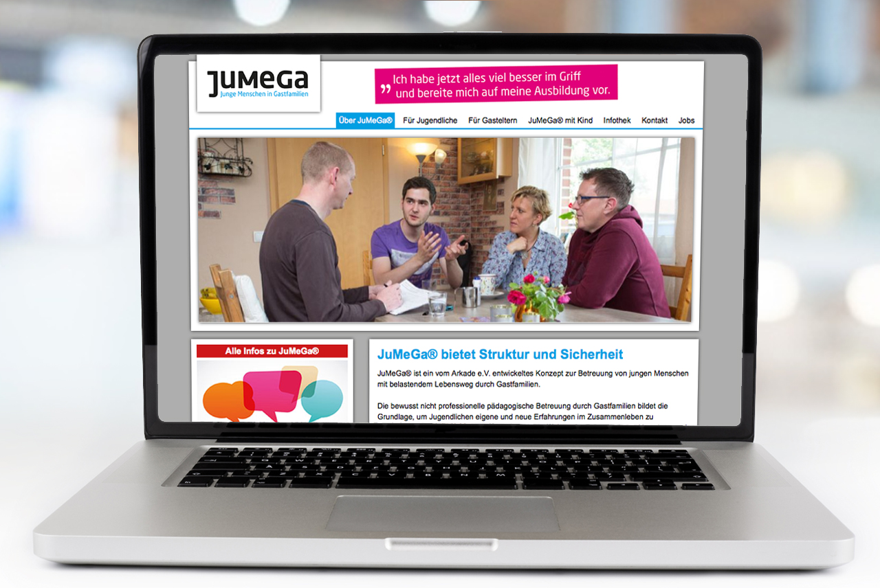 JuMeGa - Internetseite